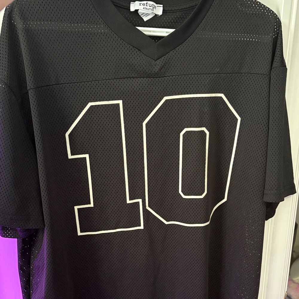 Urban Planet Black Mesh Jersey with Number 10